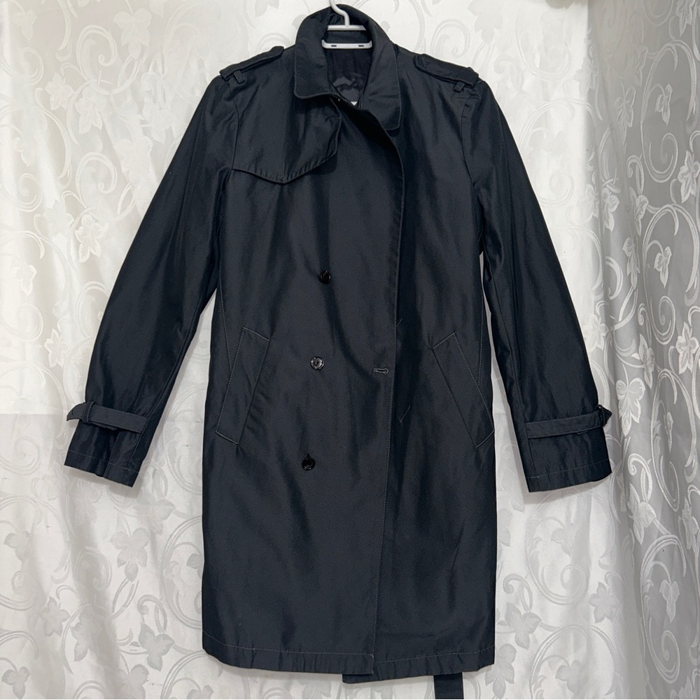 NWT Costume National Homme Italian Black Double Breasted Everyday Wool Jacket